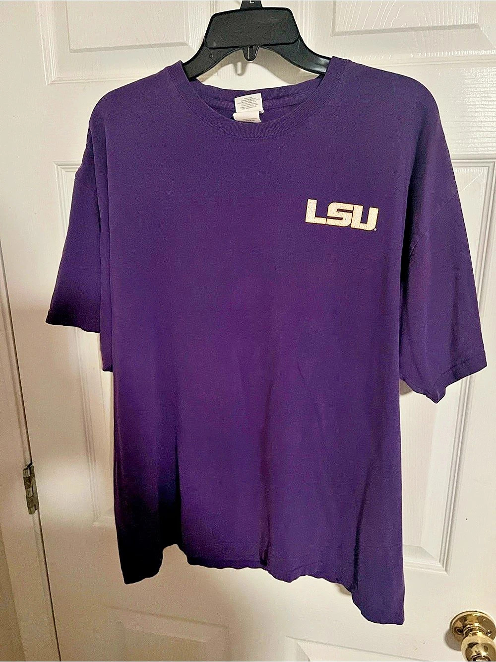 Gildan LSU Graphic Tee Purple Gold XL